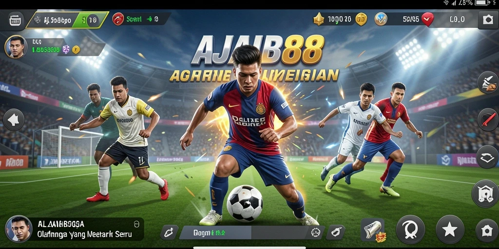 Tampilan gameplay menarik di AJAIB88 dengan aksi olahraga seru.
