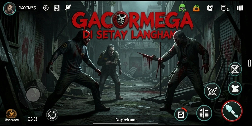 Tangkapan layar gameplay GACORMEGA yang menakutkan dan mendebarkan.