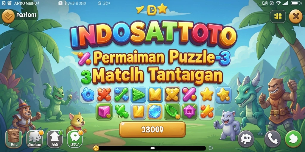 Gameplay seru INDOSATTOTO yang penuh warna.