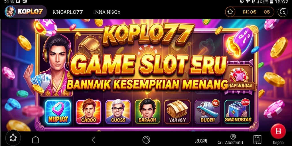 Tampilan gameplay KOPLO77 yang memukau dan penuh warna.