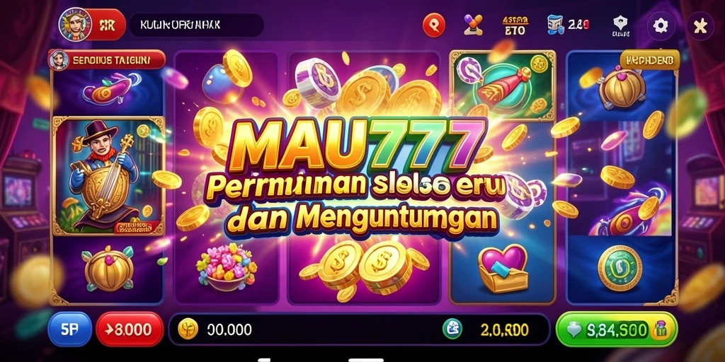 Tampilan menarik dari gameplay Slot di MAU777.