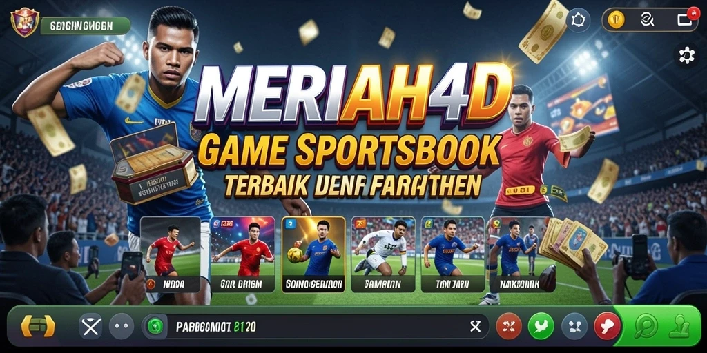 Tampilan screenshot gameplay Sportsbook MERIAH4D yang menarik.