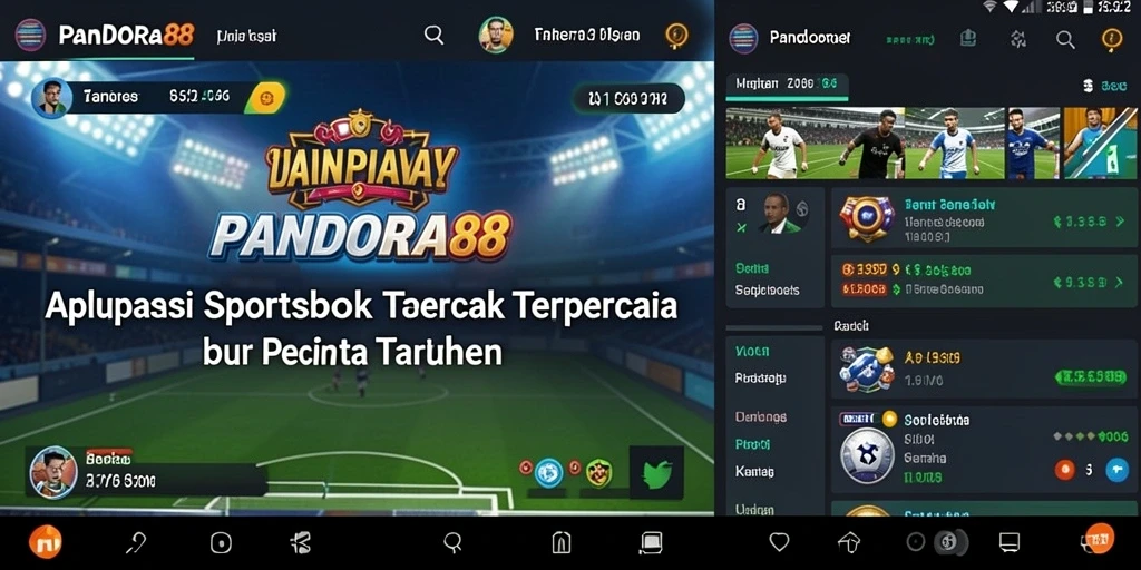 Tampilan gameplay PANDORA88 dengan berbagai pilihan taruhan olahraga.