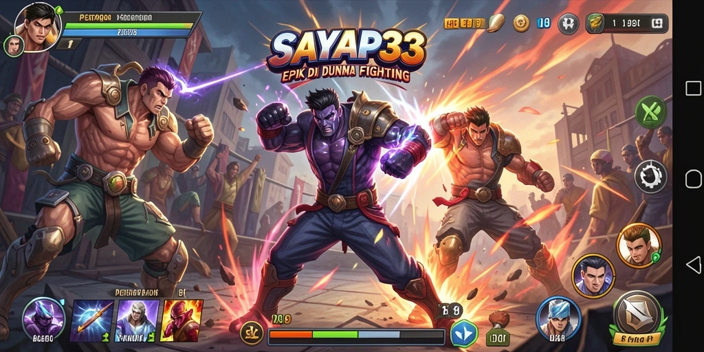 Gameplay intens dan grafis menawan di SAYAP33.