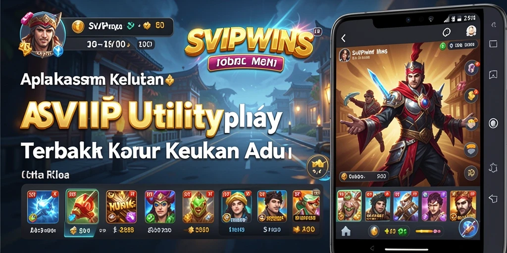 Tampilan intuitif dari SVIPWINS yang memudahkan penggunaan aplikasi Utility.