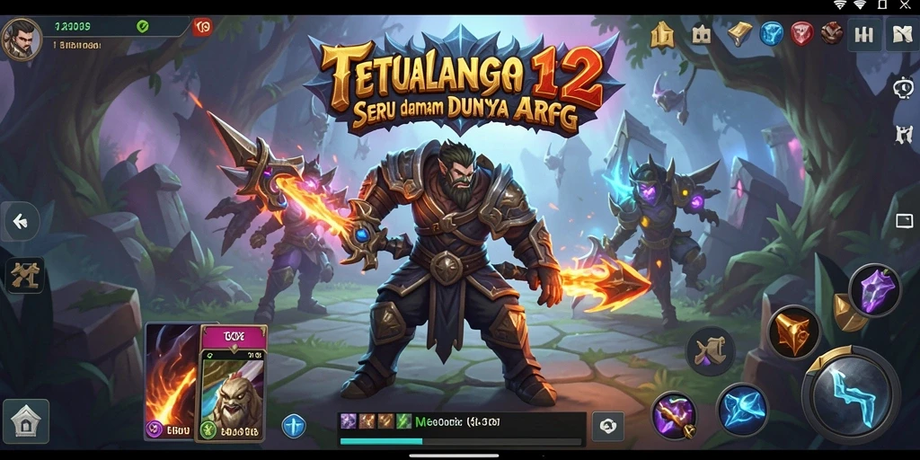 Tampak seru dalam pertempuran ARPG dengan grafis memukau.