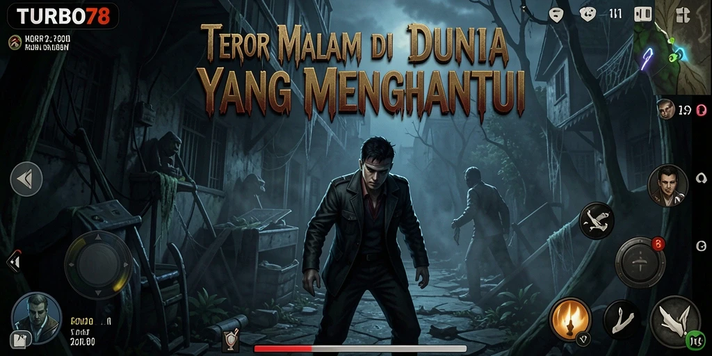 Gameplay TURBO78 dengan suasana Horror yang menakutkan.