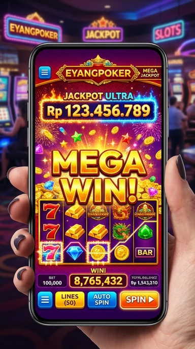 Tampilan antarmuka aplikasi eyangpoker yang intuitif.